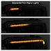 xTune Toyota Tacoma 16-18 DRL Light Bar Projector Headlights - Black PRO-JH-TTA16-LBDRL-BKSPYDER