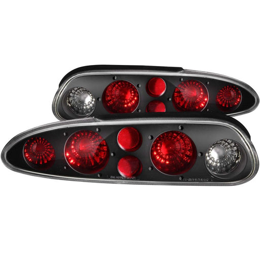 ANZO 1993-2002 Chevrolet Camaro Taillights BlackANZO