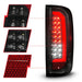 ANZO 15-21 GMC Canyon Full LED Tail Lights w/ Red Lightbar Black Housing Smoke LensANZO