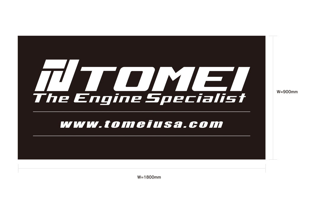 Tomei USA Shop Banner 2016 Ver. Black 1800mm x 900mmTomei USA