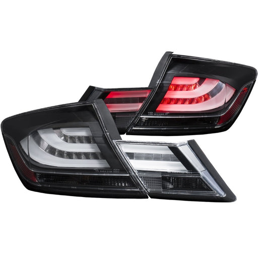 ANZO 2013-2015 Honda Civic LED Taillights BlackANZO