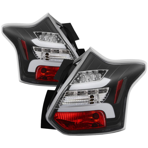 Spyder 12-14 Ford Focus 5DR LED Tail Lights - Black (ALT-YD-FF12-LED-BK)SPYDER