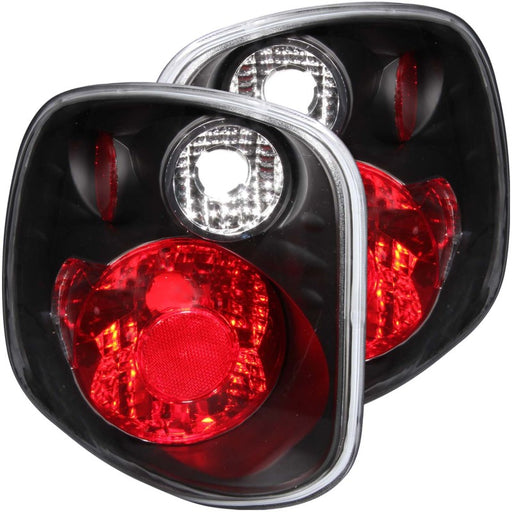 ANZO 2001-2003 Ford F-150 Taillights BlackANZO