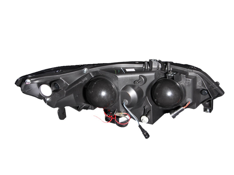 ANZO 2006-2011 Honda Civic Projector Headlights w/ Halo Black (CCFL)ANZO