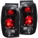 ANZO 1998-2001 Ford Explorer Taillights BlackANZO