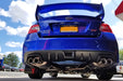 Rally Armor 15-21 Subaru WRX/STI (Sedan ONLY) Black UR Mud Flap w/ Green LogoRally Armor