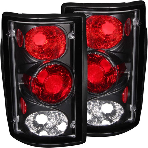 ANZO 2000-2005 Ford Excursion Taillights BlackANZO