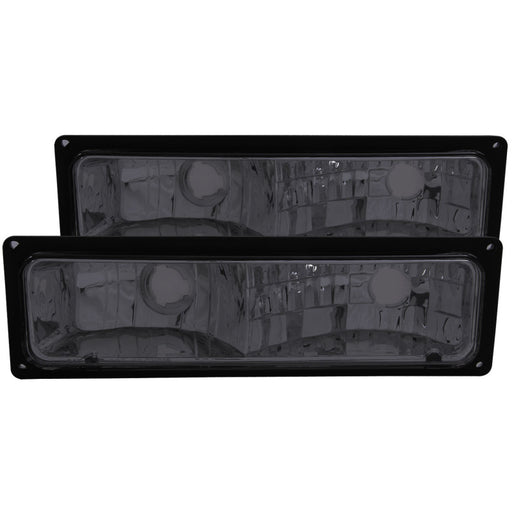 ANZO 1988-1998 Chevrolet C1500 Euro Parking Lights SmokeANZO