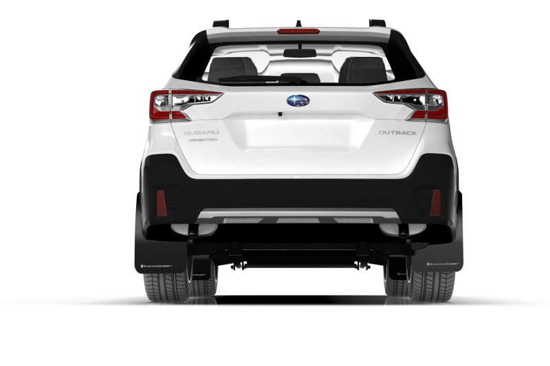 Rally Armor 20-22 Subaru Outback Black UR Mud Flap w/ Silver LogoRally Armor