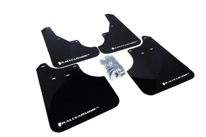 Rally Armor 09-13 Subaru Forester Black UR Mud Flap w/ White LogoRally Armor