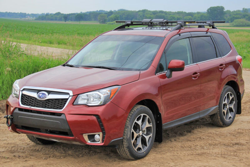 Rally Armor 14-18 Subaru Forester Black Mud Flap w/ Grey LogoRally Armor