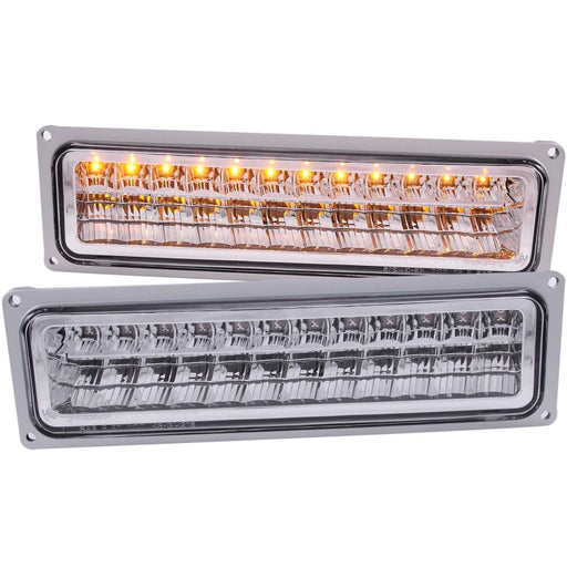 ANZO 1988-1998 Chevrolet C1500 LED Parking Lights ChromeANZO