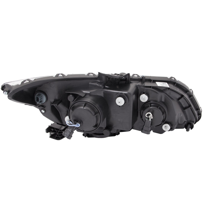 ANZO 2012-2015 Honda Civic Projector Headlights w/ U-Bar BlackANZO