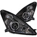 ANZO 2000-2005 Toyota Celica Projector Headlights w/ Halo BlackANZO