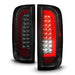 ANZO 15-21 GMC Canyon Full LED Tail Lights w/ Red Lightbar Black Housing Smoke LensANZO