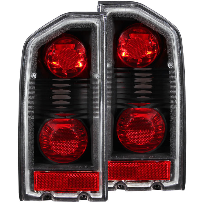 ANZO 1988-1998 Suzuki Vitara Taillights BlackANZO