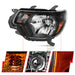 ANZO 2012-2015 Toyota Tacoma Crystal Headlights BlackANZO