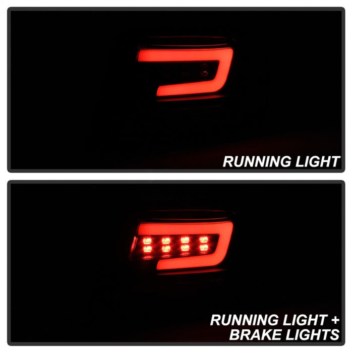 Spyder 08-11 Subaru Impreza WRX 4DR LED Tail Lights - Black ALT-YD-SI084D-LED-BKSPYDER