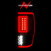 ANZO 19-22 Ford Ranger Full LED Taillights w/ Lightbar Sequential Signal Black Housing/Smoke LensANZO